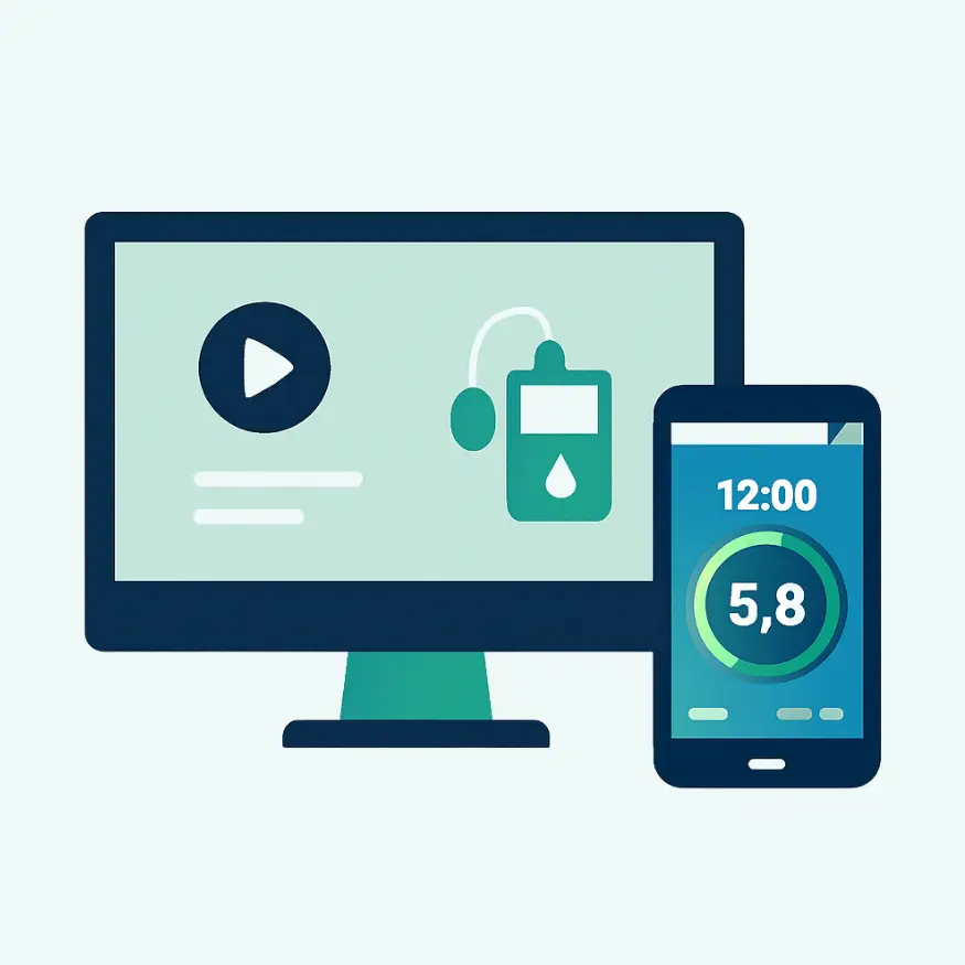 Support and services 18 illustration plateforme medtrum easy view